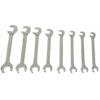 WESTWARD Ignition Wrench Set: Carbon Steel, Chrome, 8 Tools, 5 mm to 11 mm Range of Head Sizes