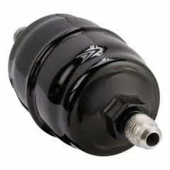 Steel shell filter drier for 20 ton systems. Contains a molecular sieve core. Length 4.2 in. Compatible with HFO refrigerant groups. Used in liquid lines to remove moisture, acids, and contaminants.