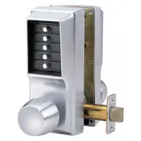 SIMPLEX Mechanical Push Button Lockset: Chrome (MPN EE11/1126D41)