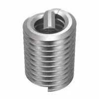 HELI-COIL Helical Insert: Tanged Tang Style, Screw-Locking, M4-0.70 Thread Size, Plain, 100 PK (MPN A4184-4CN080)