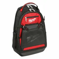 MILWAUKEE Tool Backpack: 15 7/16 in W 9 in D 24 1/4 in H, Ballistic Nylon, Black/Red (MPN 48-22-8200)