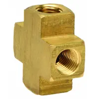 PARKER Metal Pipe Cross: Cross, 3/4 in x 3/4 in x 3/4 in x 3/4 in, 1,000 psi, 1 1/8 in Lg (MPN 2205P-12)