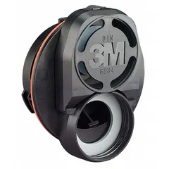 The 3M DIN Port Adapter Assembly (MPN 6884) is an accessory for 6000 Series Full Face Respirators. It enables connection to a supplied-air system via a DIN port, supporting respiratory protection in environments with airborne hazards.