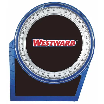 WESTWARD Angle Finder: 3 Quadrants, 3 1/2 in Base Lg, Magnetic, Degrees, 3 in Overall Ht - Angle Locators
