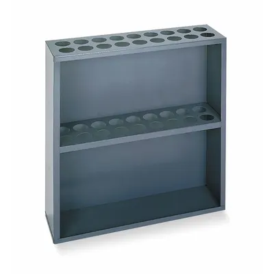 DURHAM MFG Threaded Rod Rack: Standalone, 24 in x 6 7/8 in x 24 in, 18 Bays, Gray - Vertical Threaded-Rod Storage Racks
