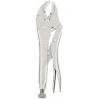 Locking Plier: Curved, Lever, 1 7/8 in Max Jaw Opening, 10 in Overall Lg, 1 1/4 in Jaw Lg, 9 - 11 in (MPN 502L3)