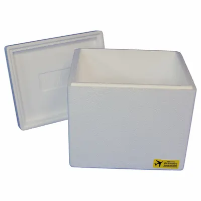 POLAR TECH Insulated Shipping Container: 12 in x 9 3/4 in x 11 in, 0.75 in Insert Wall Thick - Insulated Box & Foam Shipping Kits