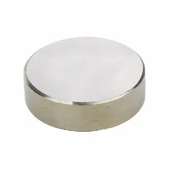 Hardness reference block for verifying and calibrating Brinell hardness testers. Overall dimensions: 1 in length, 4 1/8 in width, 3 7/8 in height. Provides a known reference value for accurate measurements in material testing and quality control.
