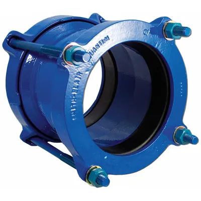 SMITH-BLAIR Bolted Coupling: Epoxy Coated Ductile Iron, For Vibration - Flanged Ductile Iron Couplings