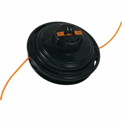 MAKITA String Trimmer Head: Nylon, 0.095 in Dia, 4 1/2 in Overall Lg, Round, Black - String Trimmer Replacement Heads