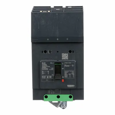 SQUARE D Molded Case Circuit Breaker: 35 A Amps, 100kA at 120/240V AC, Fixed, ABC - B-Frame Square D Molded Case Circuit Breakers