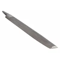 Hand File: Double-Cut, Safe Edge Cut, Smooth Cut, 11 3/4 in Lg without Tang, 1 1/8 in Wd, 39CE66