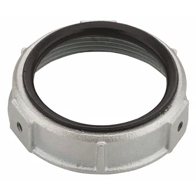 RACO Insulating Bushing: Iron, Zinc Plated, 3 in Trade Size, 15/16 in Overall Lg - Insulating Bushings