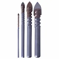 CLE-LINE Glass and Tile Drill Set: 4 Drill Bits (MPN C21148)