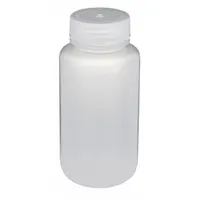 GLOBE SCIENTIFIC Sampling Bottle: Polypropylene, 250 mL, 8.45 fl oz, Closure Included, Natural (MPN 7000250)