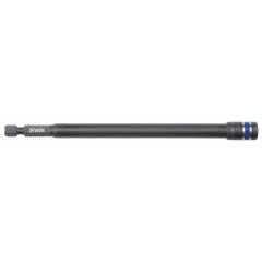 This IRWIN hex impact bit features a 5/16-inch hex head and a standard length of 12 inches. It is impact rated for use with impact drivers in fastening applications such as construction and assembly. The steel construction provides durability under high torque.