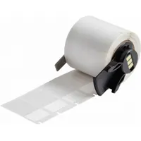 Wraparound Label: 1 1/2 in x 3/4 in, 3/4 in, Vinyl, White (Matte), For 10 AWG to 4 AWG Wire Gauge (MPN M6-30-427)