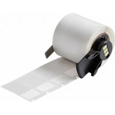 BRADY Wraparound Label: 1 1/2 in x 3/4 in, 3/4 in, Vinyl, White (Matte) - Brady Precut Label Rolls