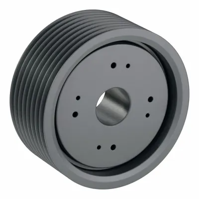 OEM V-Belt Pulley: 8V2120 - Bushed-Bore Cast-Iron Wedge V-Belt Pulleys