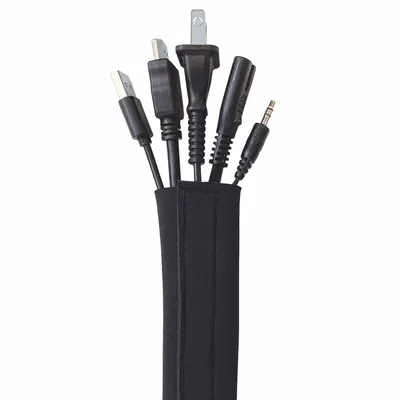WRAP-IT STORAGE Expandable Hook-and-Loop Cable Wrap Sleeving