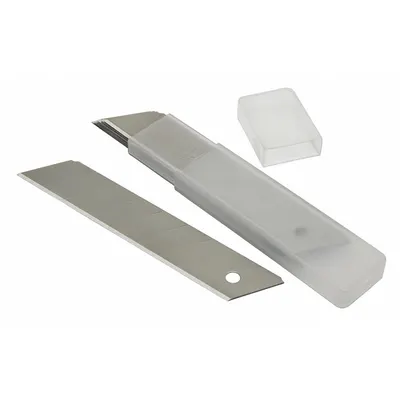 ABILITY ONE Snap-Off Blade: 4 1/2 in Blade Lg, 25 mm Blade Wd, 0.02 in Blade Thick - Straight-Edge Standard-Tip Replacement Snap-Off Blades