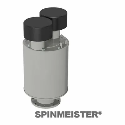 SOLBERG Filter Assembly: 2 micron Rating, 99% Efficiency, 20 in Outside Dia - Centrifugal Force Extreme Duty Inlet Filters