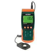 EXTECH Light Meter: Carrying Case/Light Sensor/Protective Cover/SD Card, ±4% Light Level Accuracy (MPN SDL400-NIST)