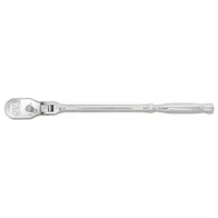 SK PROFESSIONAL TOOLS Hand Ratchet: Pear, Reversible, 11 in Overall Lg, Chrome, 4° Min Arc Swing (MPN 80290)