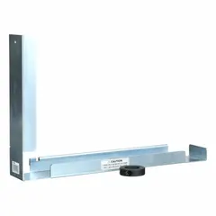 Box holder designed for wheel weight tool applications. Combines with the 3M Dual Cutter Bracket to attach two 3M Universal Cutting Tools, enabling organized storage and efficient workflow.
