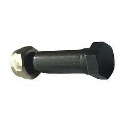 Replacement locking nut and chain pin for Dayton hoists. Used to secure chain connections in hoist assemblies during material handling and lifting operations.