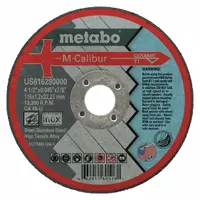Type 1 cut-off wheel with ceramic 46 grit for contaminant-free cutting of stainless steel. Measures 4-1/2" diameter, 0.045" thickness, 7/8" arbor. Cool-cutting design reduces heat buildup during use. Suitable for fabrication and maintenance applications requiring clean, precise cuts