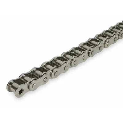 Dayton Roller Chain: Single Strand, 50, 5/8 in Pitch, Steel, 10 ft Overall Lg - Anti-Corrosion Roller Chains