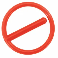 Resin retaining ring and pin assembly for 3/8 in drive impact sockets. Ring inner diameter is 31/32 in. Secures sockets on impact tools to prevent detachment during high-torque fastening applications.