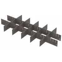 SWIVEL PRO SERIES Drawer Divider: Drawer Divider, 1/16 in Overall Wd, 2 3/4 in Overall Ht, Steel (MPN PRDDS2500)