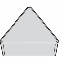This WIDIA indexable turning insert features a triangular (T) shape with three cutting edges for cost-effective machining. It is designed for general turning, facing, and profiling operations on metal workpieces. The insert is identified by manufacturer part numbers TPG322T0220 and TPGN160308T00520 (MPN 2952711).
