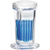Coplin Jar: 10 Sample Capacity, 28 mm Ht, 26 mm Wd, 92 mm Dp, Glass (MPN 900470)