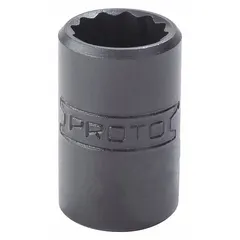 SAE 5/16 in 6-point standard impact socket with 1/4 in drive and 7/8 in overall length. Designed for use with impact wrenches in fastening and loosening hex fasteners in high-torque applications such as automotive repair and industrial assembly.