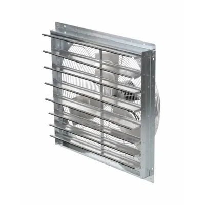 AIRMASTER FAN Shutter Mount Exhaust Fan: 30 in Blade, 3 Speed, 1/4 hp, Totally Enclosed Air Over - Standard Shutter-Mount Exhaust Fans