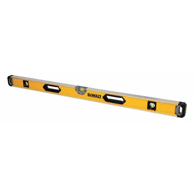 DEWALT Box Level: Level & Plumb, Box, 2, Plain, 48 in Overall Lg, Top & Side Read - Standard Box Levels