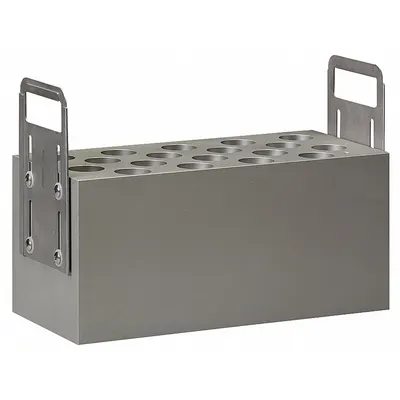 LABCONCO Heat Block: Aluminum, 15 in Overall Wd, 15 in Overall Lg, 28 Wells, 140 mm Well Dia - Dry Bath Blocks