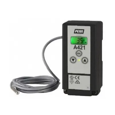 JOHNSON CONTROLS Temperature Control: Single Stages, Heat and Cool, -40°F to 212°F, Digital - Single-Stage Electronic Temperature Controls