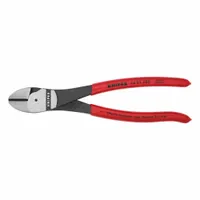 High Leverage Diagonal Cutting Plier: Std, Straight, Oval, 1 in Jaw Lg, 1 1/8 in Jaw Wd, 6 - 8 in (MPN 74 01 200 SBA)