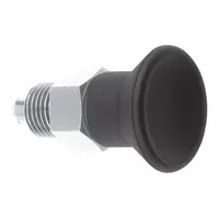 KIPP Indexing Plunger: Nonlocking, SS, 5/16"-24 Thread, 6 N to 12 N Nose Force (MPN K0631.15004AK)