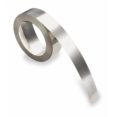 DYMO Embosser Label Tape: 1/2 in x 21 ft, Silver, Stainless Steel, Rhino M1011 - Dymo Label Rolls