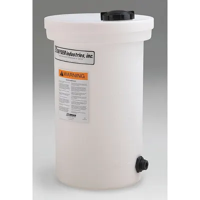 SNYDER INDUSTRIES Storage Tank: Single Wall, Vertical, 35 gal, Closed Top, 3/16 in Wall Thick - Vertical Liquid Storage Tanks