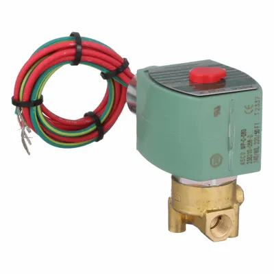 REDHAT Solenoid Valve: 2-Way, Normally Closed, 1/8 in Pipe Size, 220V AC/240V AC - 2-Way/2-Position, Normally Closed Solenoid Valves