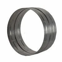 AMERIC Duct to Duct Connector: 5 3/8 in Lg, 12 in Outlet Dia, For Use With VAF3000B, Gray, Steel (MPN AM-CG12)