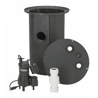 FLOTEC Sewage Pump System: 30 gal, 2/5 hp, 115V AC, 42.5 gpm Flow Rate @ 10' of Head, Base Model (MPN FP400C)