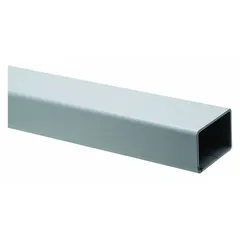 This keyed removable mullion measures 96 inches in height, 3 inches in width, and 2 inches in length. It is designed for use in commercial door openings where a removable center post is needed to allow wide passage while maintaining security.