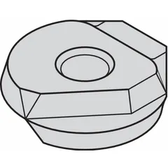 Indexable carbide ball-nose milling insert for contouring, slotting, and profiling. Suitable for die and mold manufacturing, aerospace, and general machining applications. Ball-nose geometry enables smooth surface finishes on 3D contours and complex cavities in ferrous and non-ferrous materials.